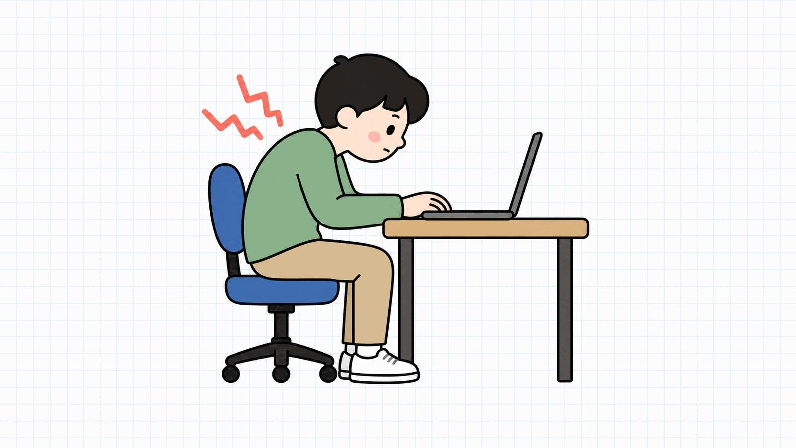 어깨가 자주 결리는 사람의 공통점 — 라운드숄더