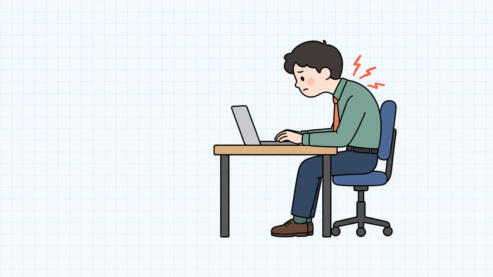 일자목, 목이 일자면 왜 더 잘 뭉칠까요?